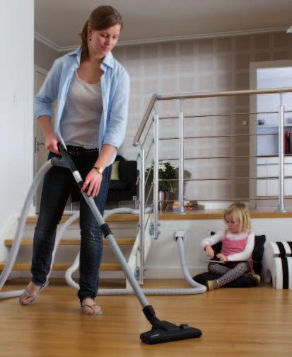 Central vacuum cleaners