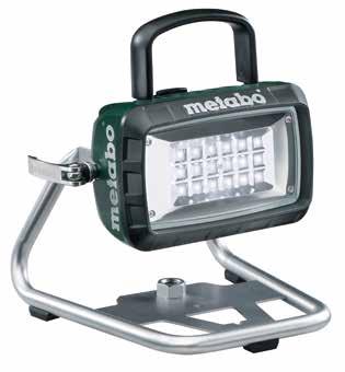 4-18 LED i prętowa lampa akumulatorowa SLA 14.4-18 LED Mocna obudowa z aluminiowego odlewu ciśnieniowego optymalna do zastosowań budowlanych.