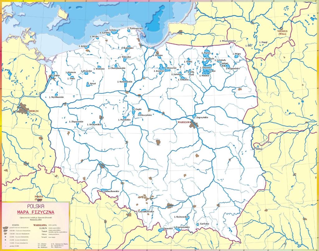 Jeziora w naszym kraju występują głównie w północnej i zachodniej Polsce