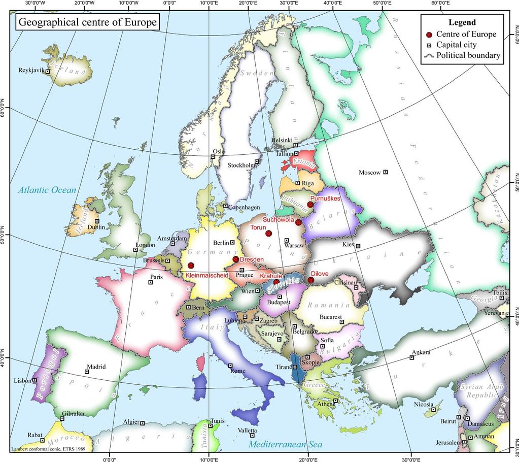 Pod względem geograficznym nasz kraj leży w centralnej części Europy.