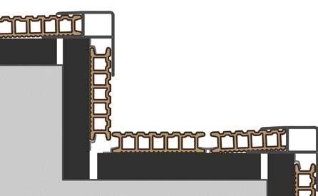 Mocowanie profilu schodowego Cięcie wzdłużne deski komorowej RELAZZO (maks. długość deski 80cm) jest możliwe w przypadku zastosowania profilu schodowego. Długość Docięcie 5.