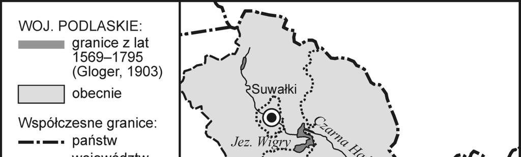 Podlasie jako region pogranicza 283 w ramach państwa polskiego jednolita jednostka