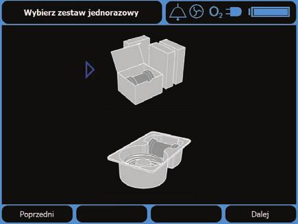 wybrać górny zestaw materiałów
