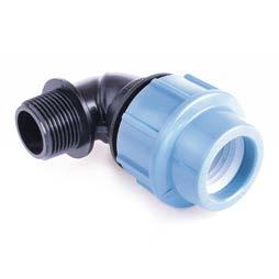 5 Bend 90 Kolano 90 z gwintem zewnętrznym 1 H G l d D d G D I H 1 PN 16 1/2 42 50 18 68 45 16 16 3/4 42 50 18 68 45 16 20 1/2 46 56 18 74 39 16 20 3/4 46 56 19 74 40 16 25 1/2 55 64 18 84 43 16 25