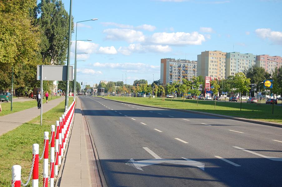 Zdjęcie 10.3 Ulica Kasprowicza nad I linia metra.