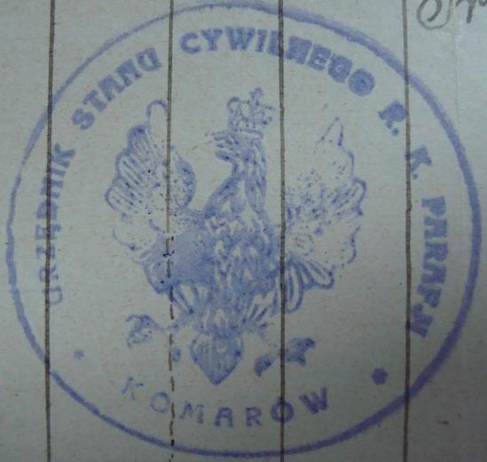 Monografia rzymskokatolickiej parafii Świętej Trójcy w Komarowie 31 Brzozowa, Wolica Śniatycka 203. Pod koniec 1922 roku zorganizowano w Komarowie Koło Młodzieży Wiejskiej 204.