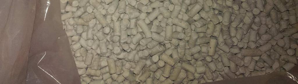 Wynik składu chemicznego i właściwości fizycznych granulowanego siarczanu wapnia przedstawia zestawienie poniżej: Zawartość siarki całkowitej w przeliczeniu na SO3 43,7%, Zawartość