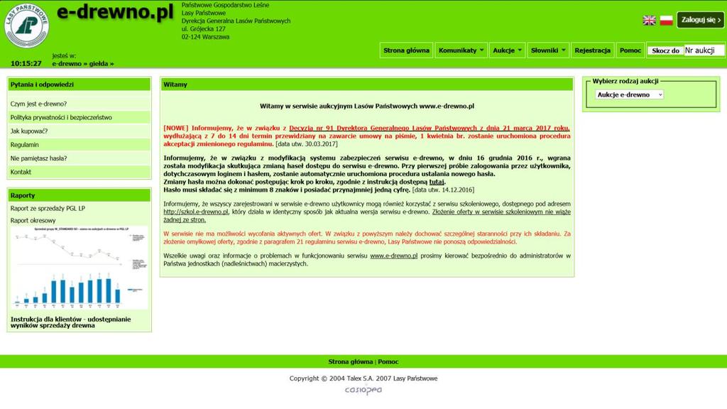 2. Opis funkcji dostępnych dla niezalogowanych użytkowników. 2.1.