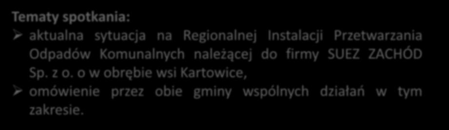 SKŁADOWISKO ODPADÓW W KARTOWICACH 17 listopada br.