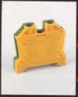 SZYNOWE ZŁĄCZKI GWINTOWE szynowa złączka gwintowa 10 mm 2 TH35 EURO TERMINAL BLOKS 10 mm 2 TH35 Rozmiar: 50 (L) x 44 (H) x 9 (B) Dopuszczenia: UL 600V 65A RINA 800V 57A CSA 600V 65A Kema Ex II 2 GD