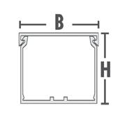 kanały grzebieniowe, RURA SPIRALNA Kanały z grzebieniem 4 mm Wire ducts with 4 mm slots WYMIAR BxH mm Kolor KOD EAN KARTON mb przekrój mm 2 DŁUGOŚć m b WAGAKARTONUkg E16 4 25x30 szary 020579 80 550 2