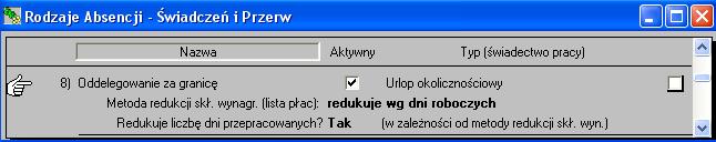kopiuje definicję istniejącego składnika do nowej pozycji - nową pozycję należy wtedy odpowiednio zmienić. Kluczową kwestię w definicjach składników jest 'Kolejność wyliczania'.