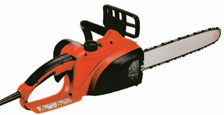 800 W 35 cm 3/8 ; 1,1 mm 4,4 kg 0,20 l duża siła cięcia dzięki wysokiej mocy silnika wynoszącej 1800 W łatwość obsługi dzięki wymiennej prowadnicy i regulacji naciągu (bez użycia dodatkowych