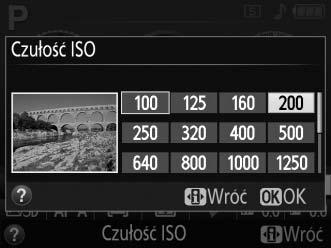 Czułość ISO Czułość ISO jest cyfrowym odpowiednikiem czułości kliszy filmowej.