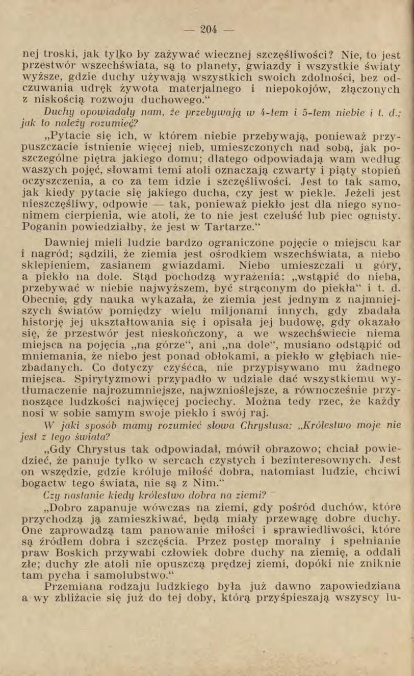 nej troski, jak tylko by zażywać wiecznej szczęśliwości?