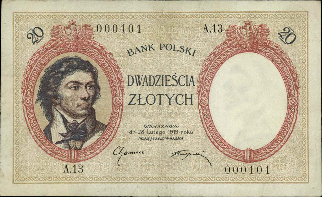 numeracja banknotu,