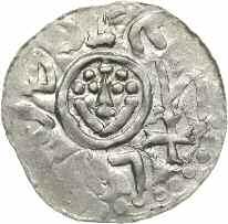 Z b y g- Fot. 11. Polska, anonimowy denar krzyżowy przypisywany księciu Zbygniewowi, 1097-1106; WCN 53325 niewa [Fot. 11].