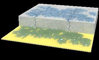 Beton konstrukcyjny jest układany bezpośrednio na membranę.