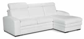 Ozdobne przeszycia podkreślają kształty i sprawiają, że mebel jest niepowtarzalny. Sofa 2.