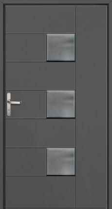 10 Schüco Aluminiowe drzwi wejściowe Indywidualna kolorystyka i wyposażenie Perfekcyjną aranżację drzwi wejściowych można uzyskać dzięki starannemu