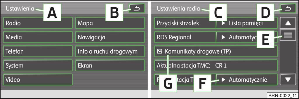 Obsługa ekranu Aby zamknąć okno pop-up bez zmiany ustawienia, należy dotknąć okna pop-up w obszarze przycisku funkcyjnego.