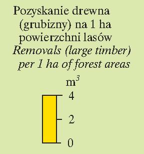 Najmniej lasów występuje w