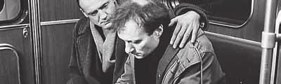 Odohráva sa tu mapovanie priestoru, respektíve mapovanie v tom zmysle, že divák má možnosť vnímať udalosť zločinu len tak, ako ju vníma hlavná postava filmu Maloin, dozorca v prístave.