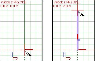 Tworzenie elementów Elementy mogą być rysowane w obszarze roboczym przez wprowadzenie ich parametrów z klawiatury (poprzez wprowadzenie współrzędnych w linii komend) lub w sposób