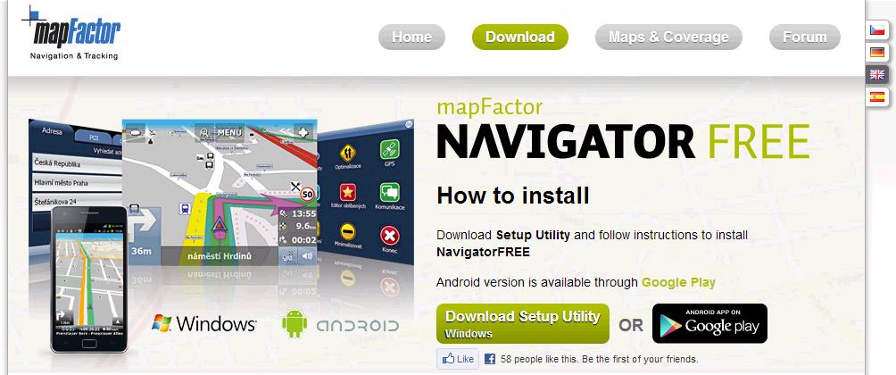 com/en/ Aby rozpocząć instalację oprogramowania Navigator Free wraz z mapami należy pobrać program ze strony