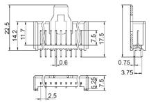 złącza minimodułowe, raster: 2.50mm / Minimodul connectors, pitch: 2.