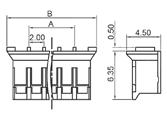 ZłĄcza kablowe raster: 2.00mm / Cable connectors pitch: 2.