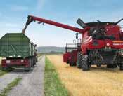 WIĘCEJ W ZBIORNIKU WIĘCEJ NA KONCIE ZBIORNIK ZIARNA Kombajny Axial-Flow serii 140 zapewniają dostarczanie do zbiornika dużych ilości czystego, najwyższej jakości ziarna szybko i sprawnie.