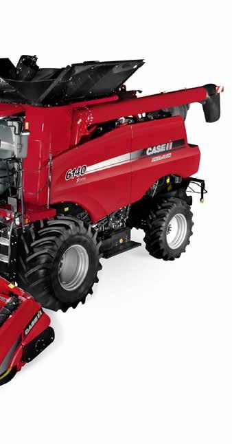 CZYSTE PRÓBKI ZIARNA I WYSOKA WYDAJNOŚĆ NAWET NA WZNIESIENIACH Kombajny Axial-Flow należą do rynkowej czołówki, jeśli chodzi o wielkość i efektywność obszaru czyszczenia.