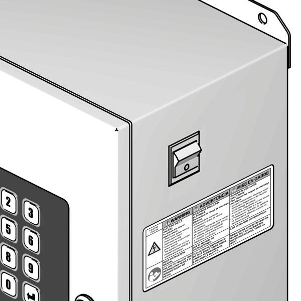 Instalacja płytki modernizacji ProMix KS Instalacja płytki modernizacji ProMix KS Aby zapobiec porażeniu prądem, przed serwisowaniem należy odłączyć zasilanie modułu EasyKey.