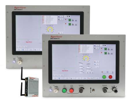 Funkcje i specyfikacje systemów CNC Systemy CNC firmy Hypertherm zapewniają producentom maszyn nieograniczoną elastyczność w zakresie wspomagania szerokiego asortymentu projektów maszyny i zastosowań