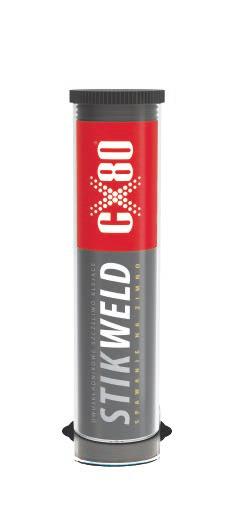 CX80 STIK WELD Dwuskładnikowe szczeliwo epoksydowe wzmocnione stalą.