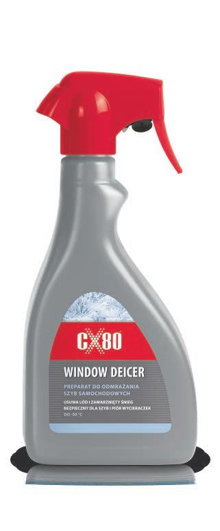 CX80 WINDOW DEICER Preparat do odmrażania szyb samochodowych, skuteczny do -50 ºC.