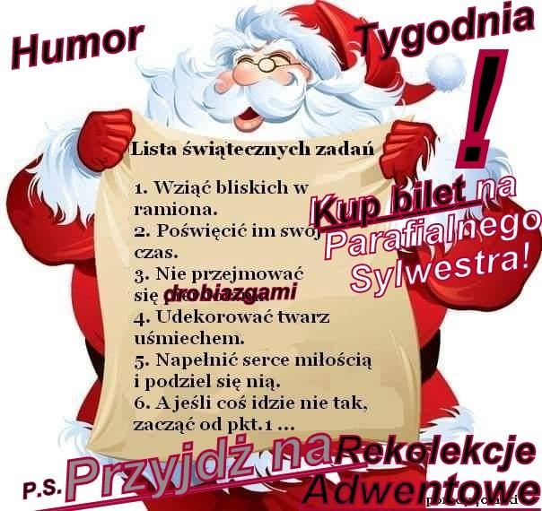 Czas na przygotowanie się na narodziny Tego, który to wszystko Ci dał. Co robisz? Gdyby przyszedł dzisiaj, co byś Mu powiedział? Pomyśl :) ZMARŁA Śp.