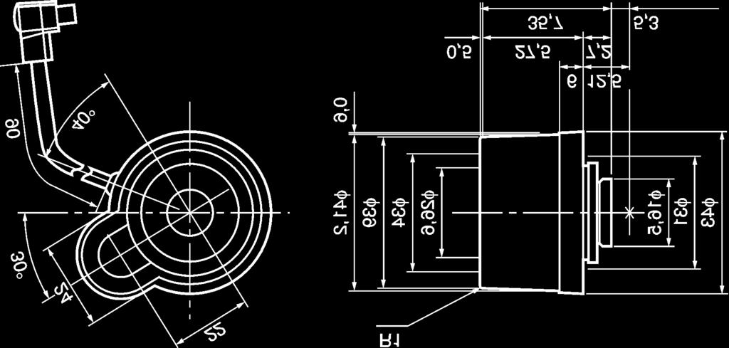 Obiektywy z automatyczną przysłoną, tylko do kamer czarno-białych (do kamer CCD i ) Tylko do kamer czarno-białych 6 mm F1.