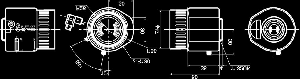 Obiektywy ze zmienną ogniskową, (do kamer CCD ) 3,5 8 mm F1.4 (wide) F176, zamkn. F2.