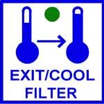 Exit/Cool Filter (Wyjście/Chłodzienie filtru) Przywraca komputer i frytownicę ze stanu czuwania do trybu normalnej pracy.