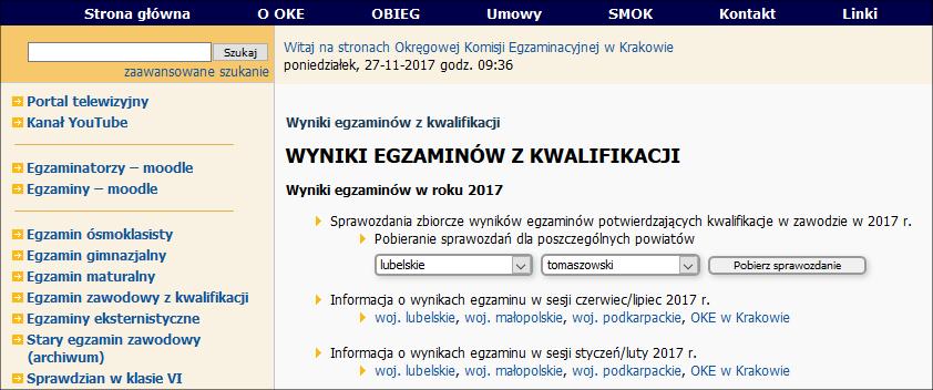 WYNIKI