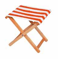 Wars z daszkiem Folding chair with armrests
