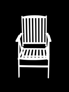 Armchair and table BARON"