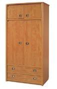 Regał narożny s56 / g56 / w211 cm Szafa 2-drzwiowa s91 / g58 / w211 cm