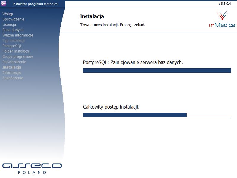 Scenariusze instalacji 11. W przypadku, gdy przed instalacją na komputerze była już baza danych systemu mmedica (np.