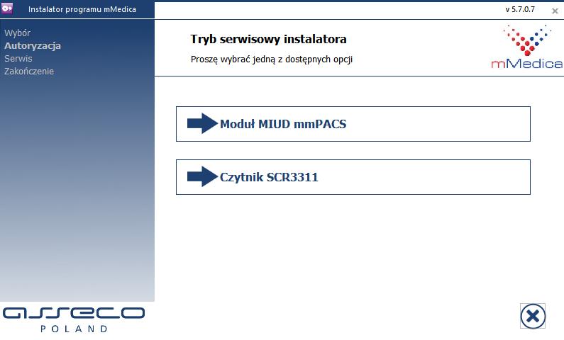 Tryb serwisowy instalatora 4.1 Instalacja aplikacji zewnętrznych W wersji 5.7.0 aplikacji mmedica dołączono do instalatora funkcjonalność uruchamiania zewnętrznych instalatorów.