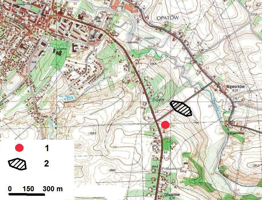 276 Marek Florek Fig. 1. Location of the discovery of the hoard in Oficjałów, Opatów district, Świętokrzyskie Voivodeship.