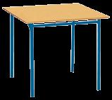 : 1300x500 mm Stół szkolny KUBUŚ 1 i 2 osobowy Konstrukcja stołu: rura okrągła Ø 25 lub Ø 32 mm Wymiary