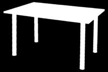 : 1300x500 mm Stół szkolny OS3 Konstrukcja stołu: rura kwadratowa 25x25 mm Wymiary blatu: 1800x500 mm Stół szkolny do pracowni 3 osobowy Konstrukcja stołu: rura